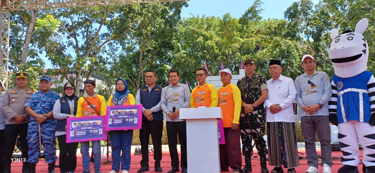 Pemkab Tangerang Berangkatkan 56 Bus Mudik Gratis, 3100 Warga 2 IMG 20260318 WA0080 1 Klik Pantura